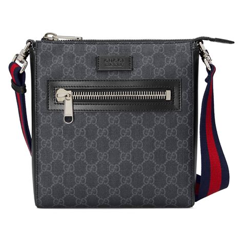 black gucci messenger bag men's|crossbody bags for men Gucci.